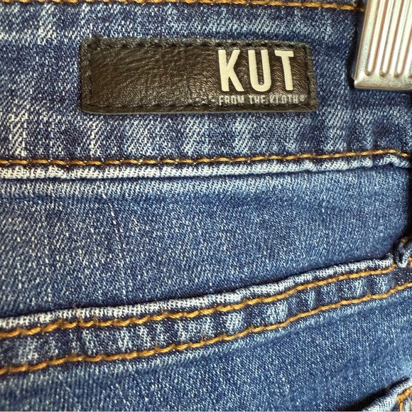 Kut from the Kloth | Diana Skinny Blue Ankle Mid-Rise | Sz 12 - Picture 6 of 9